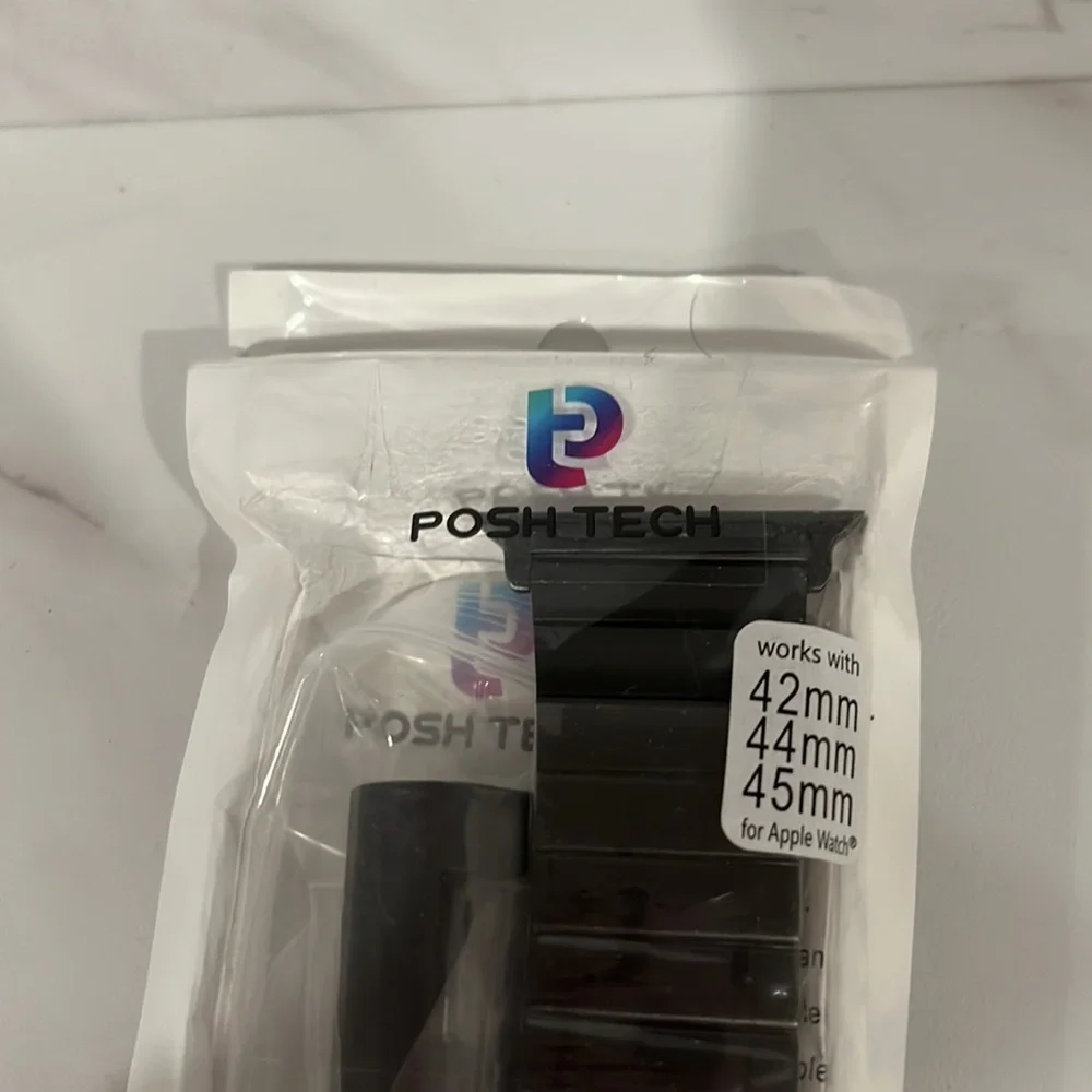 NEW Posh tech black Apple Watch band